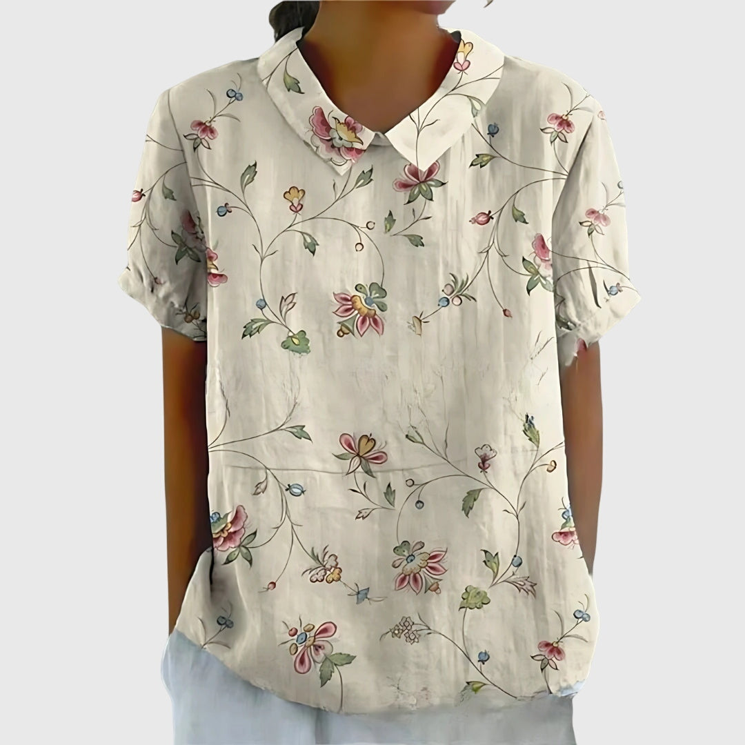 Jenna | Blomster Bluse