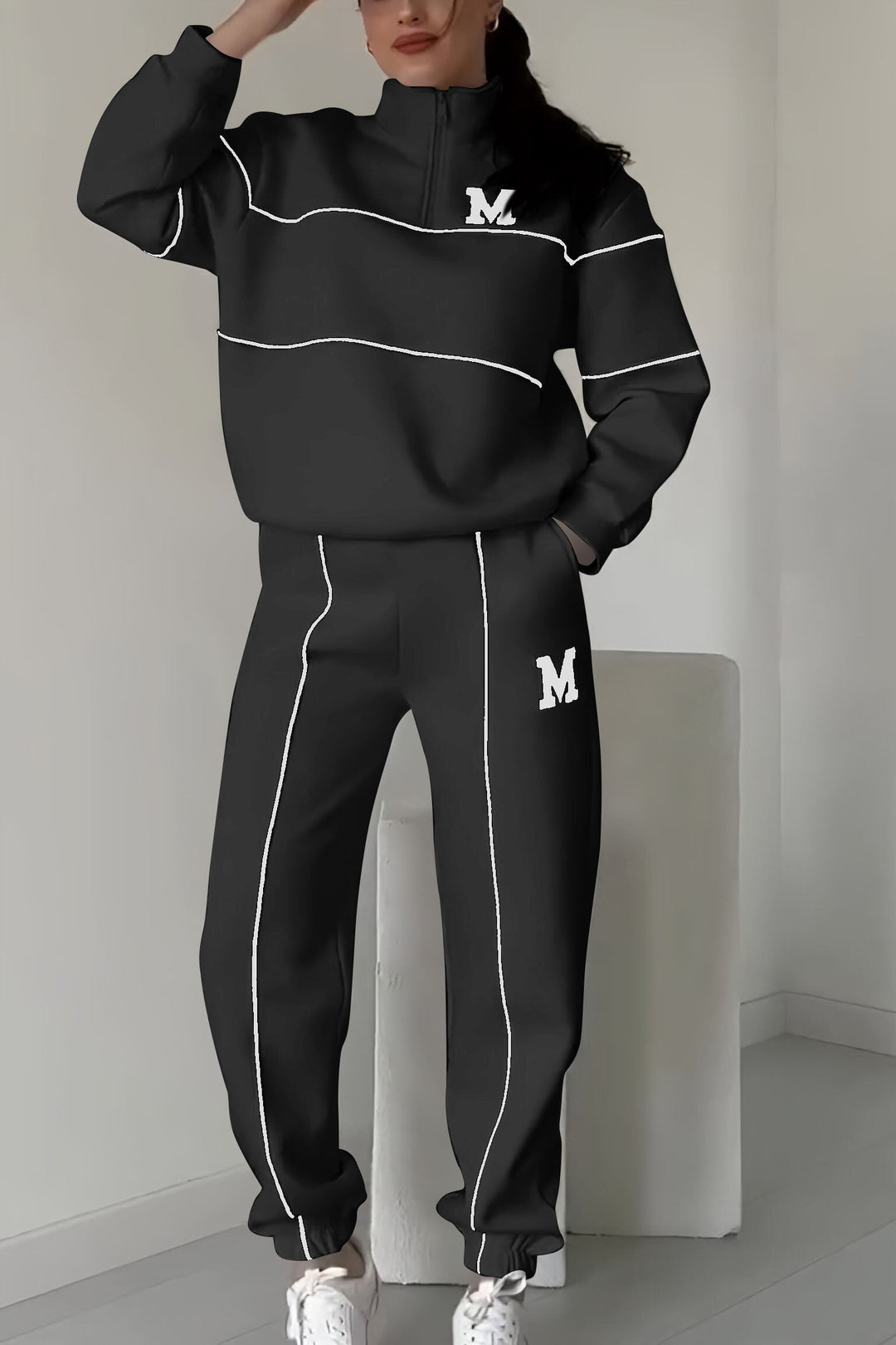Thalynnae | Komfortabel Sweater- og Bukse Sæt