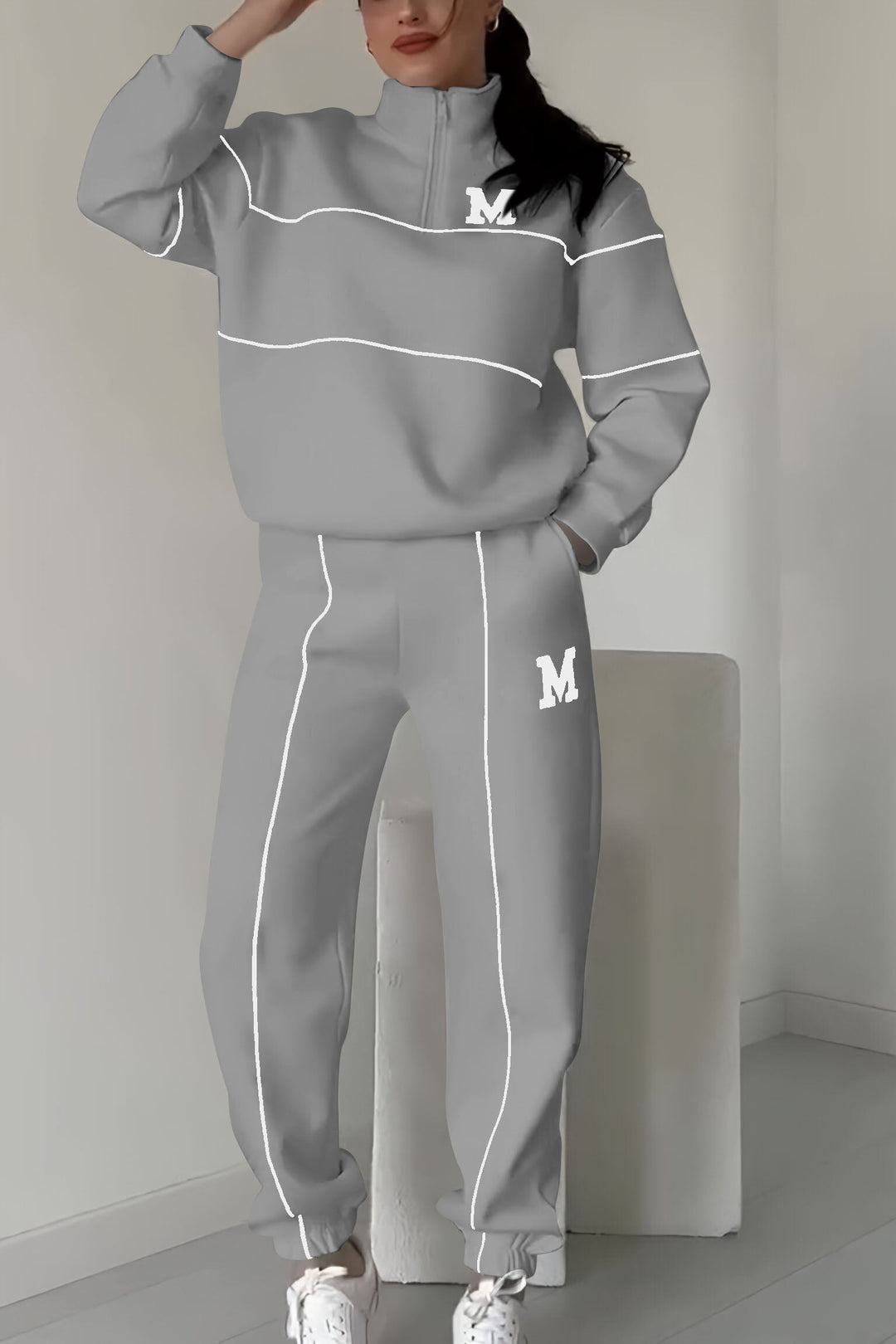Thalynnae | Komfortabel Sweater- og Bukse Sæt