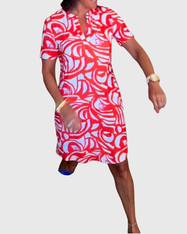 Elle | Flatterende Avenue Walk Kjole
