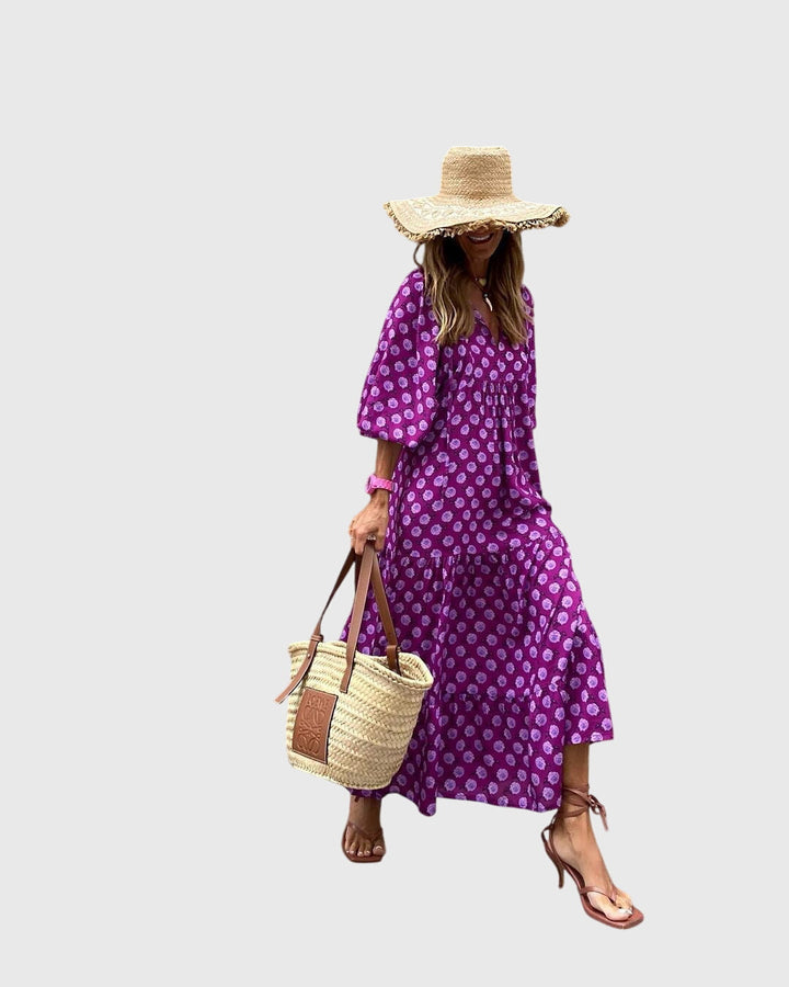 Sarah - Boho Maxi Kjole