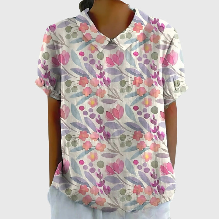 Jenna | Blomster Bluse