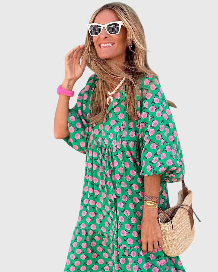 Sarah - Boho Maxi Kjole