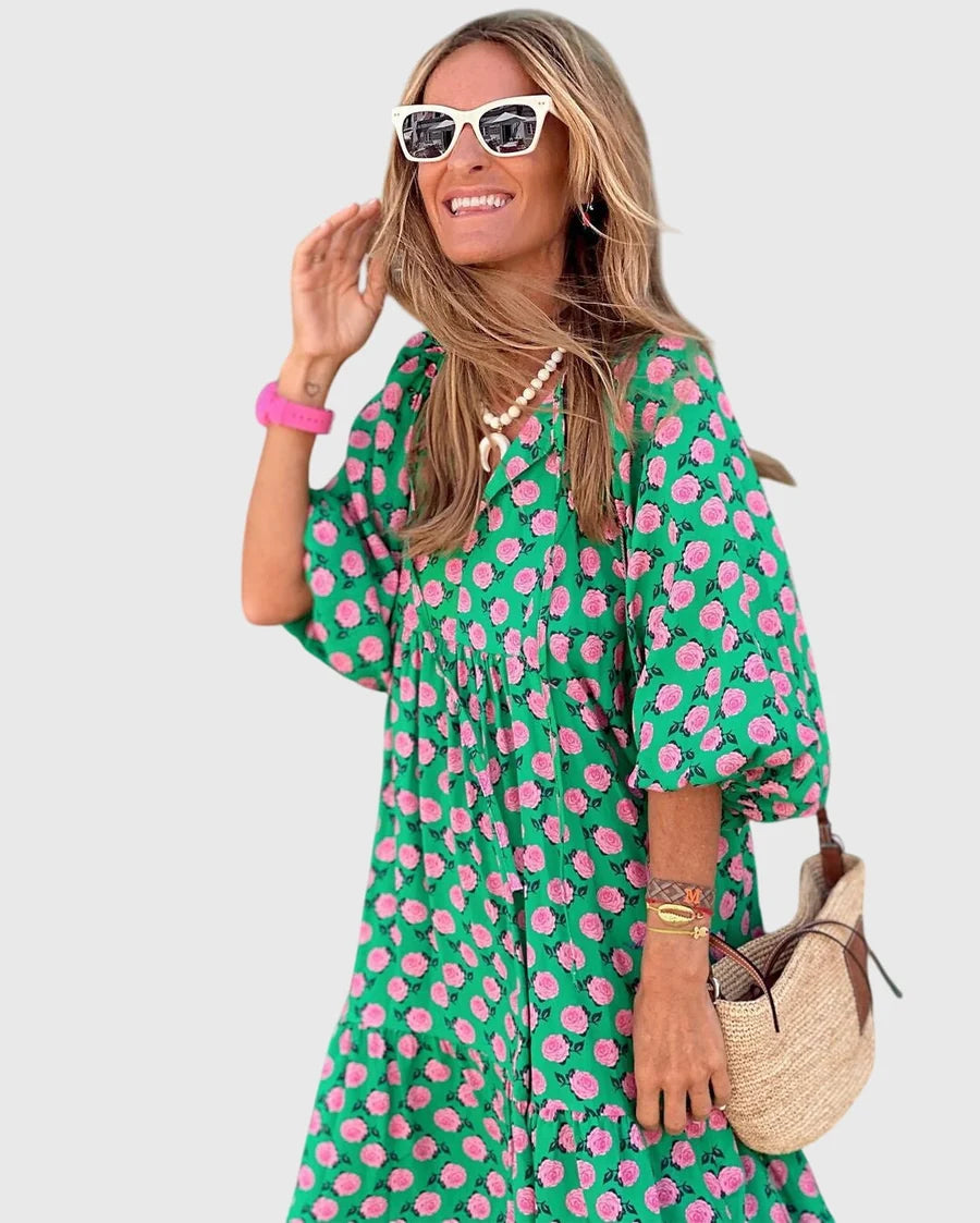 Sarah – Boho-maxikjole
