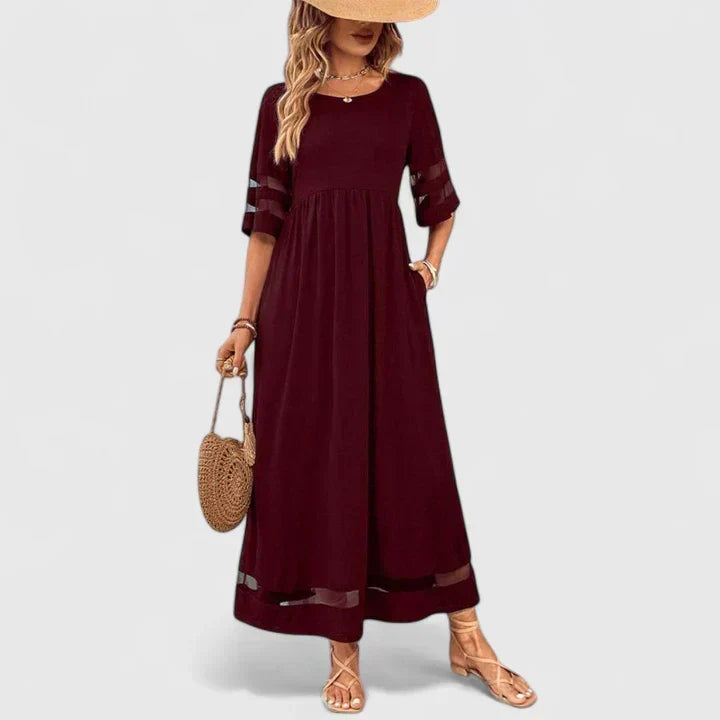 Delymarina | Elegant Midi Kjole