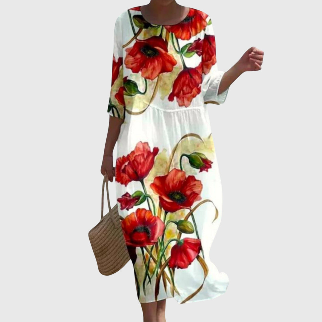 Hayley | Stilfuld Floral Maxi Kjole