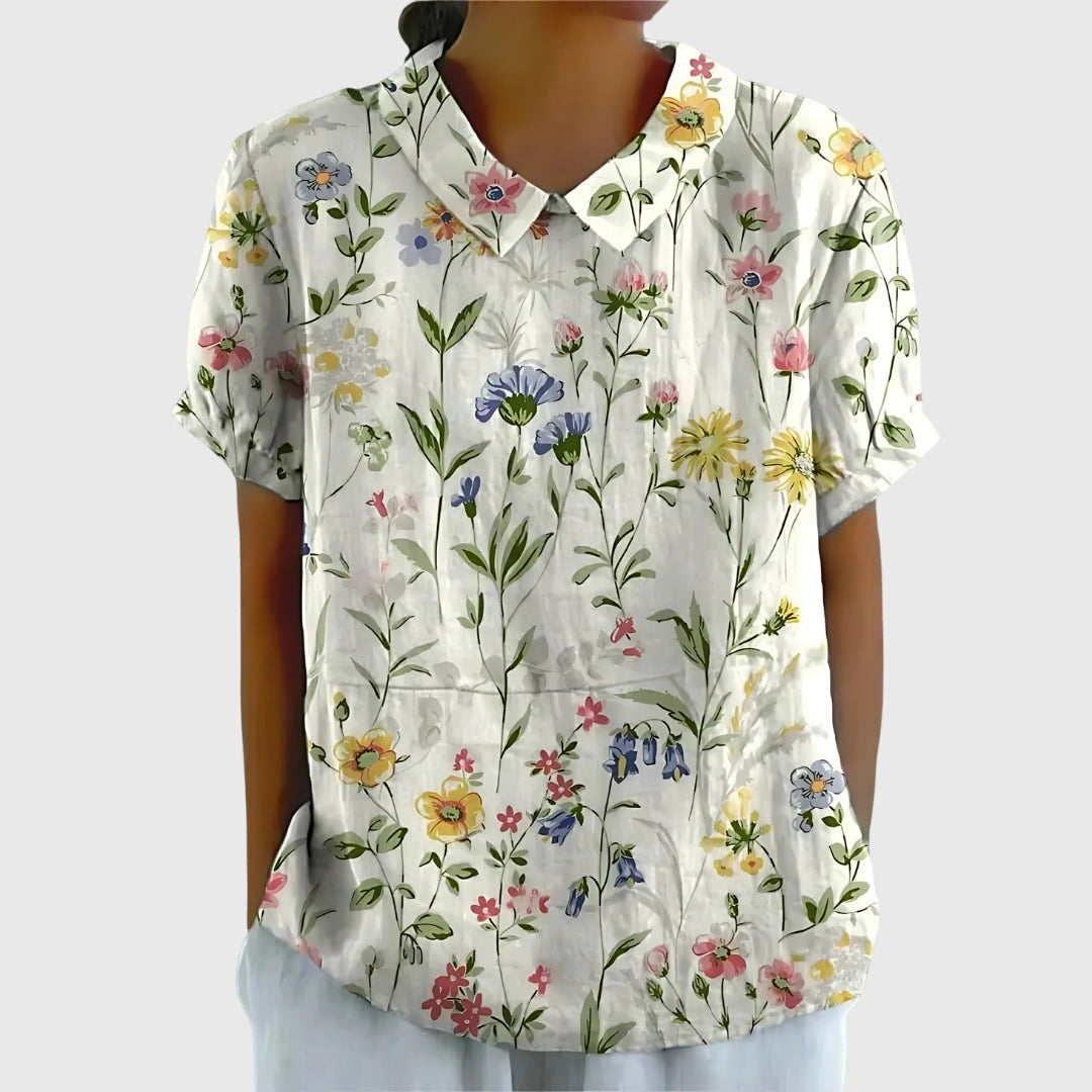 Jenna | Blomster Bluse