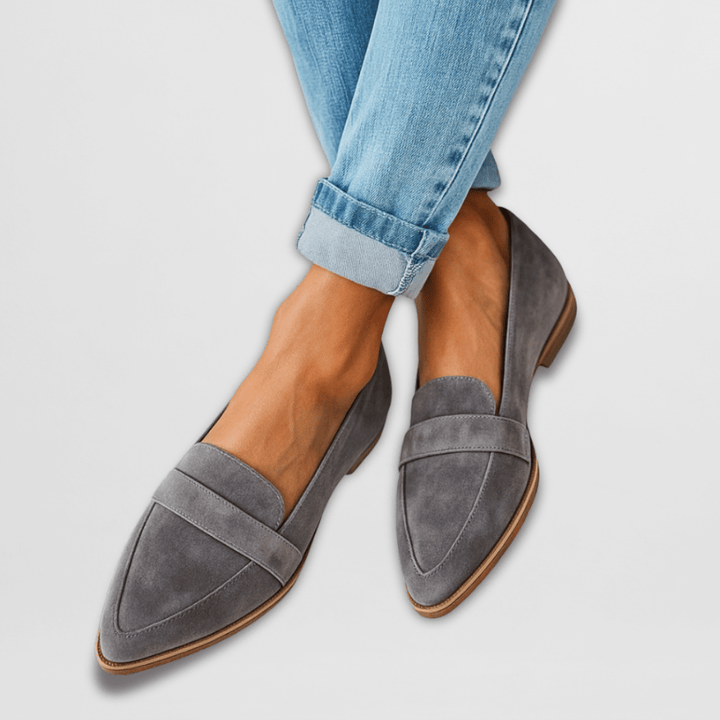Helen | Orthopædiske Bløde Suede Loafers