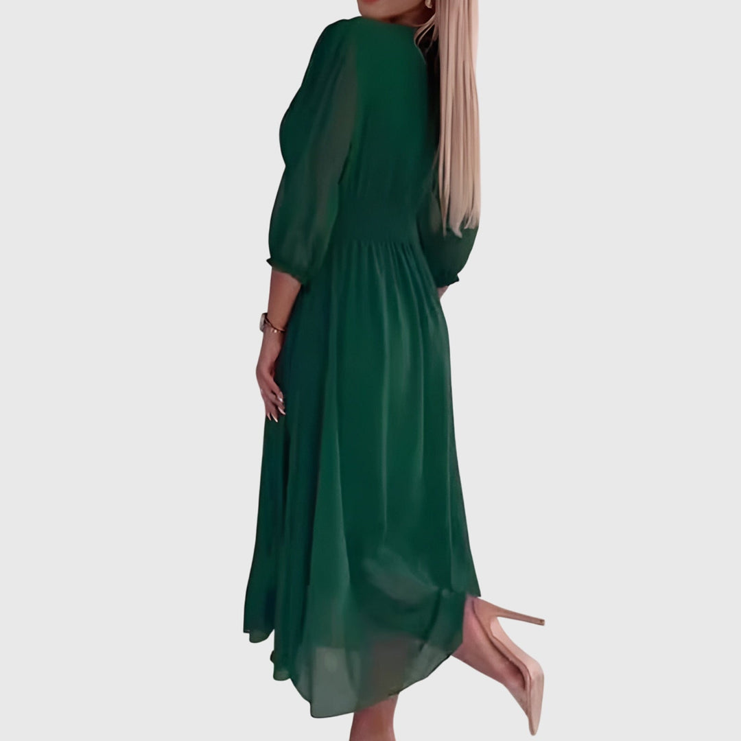 Chloe | Letvægts Silke Chiffon Kjole