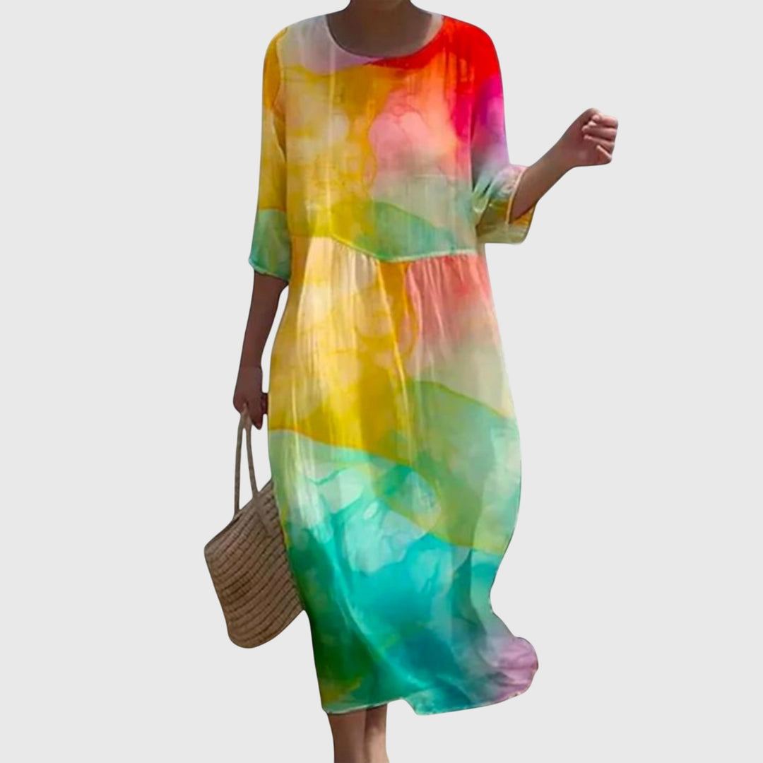 Hayley | Stilfuld Floral Maxi Kjole