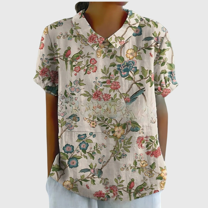 Jenna | Blomster Bluse
