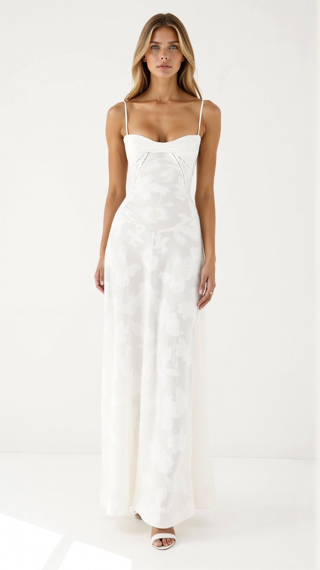 Lauren | Kvinders Bryllupsgæst Kjole Bustier Maxi Kjole