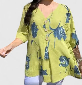 Isabel | Elegant Blomstret Bluse