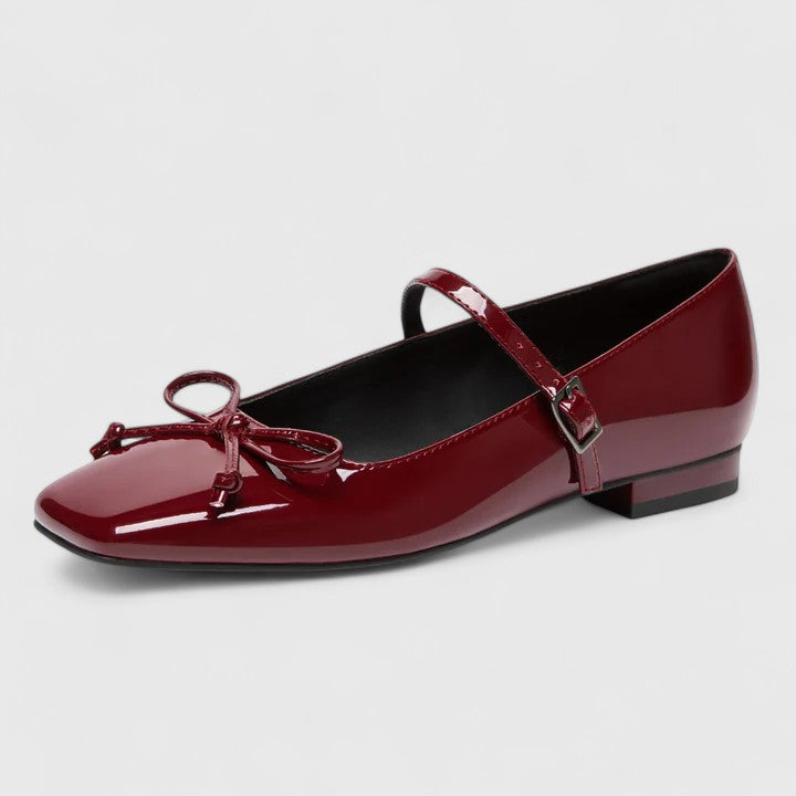 Rozalina | Ortopædiske Ballet Flats med Firkanter