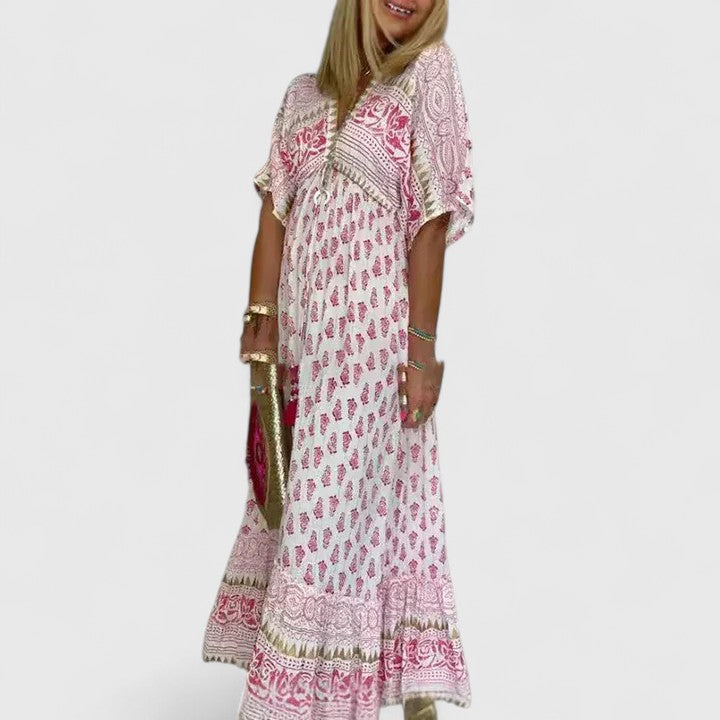 Lyrianna | Behagelig Maxi Kjole