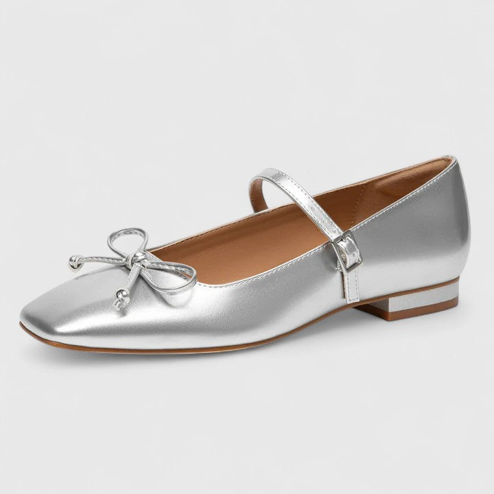 Rozalina | Ortopædiske Ballet Flats med Firkanter