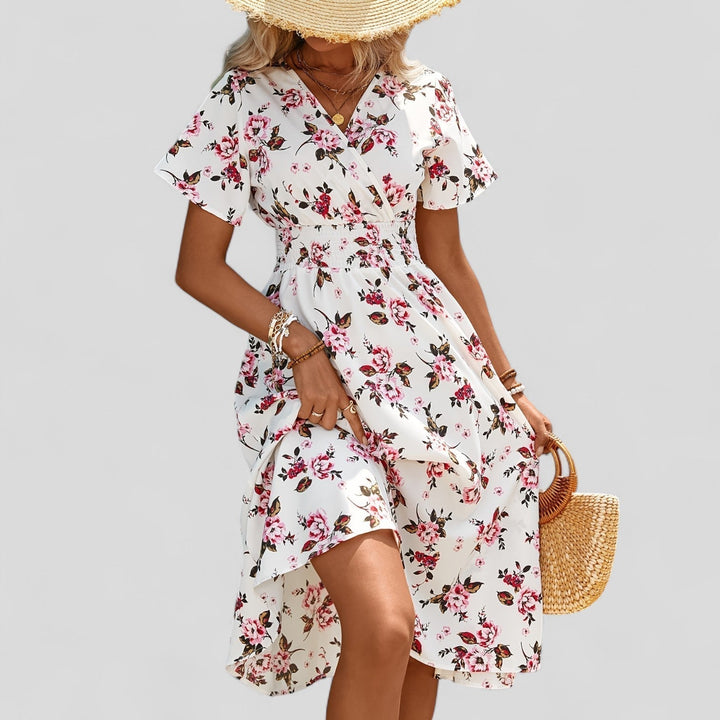Gretalise | Komfortabel Sommer Midi Kjole