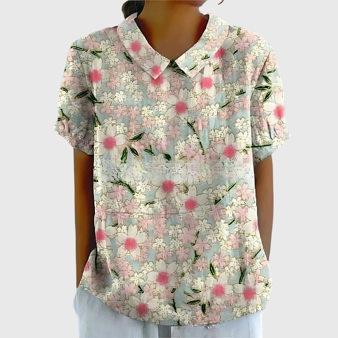 Jenna | Blomster Bluse