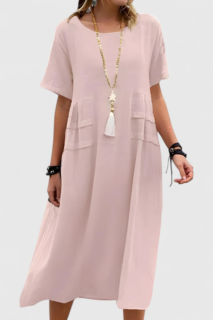 Krystina | Elegant Midi Kjole