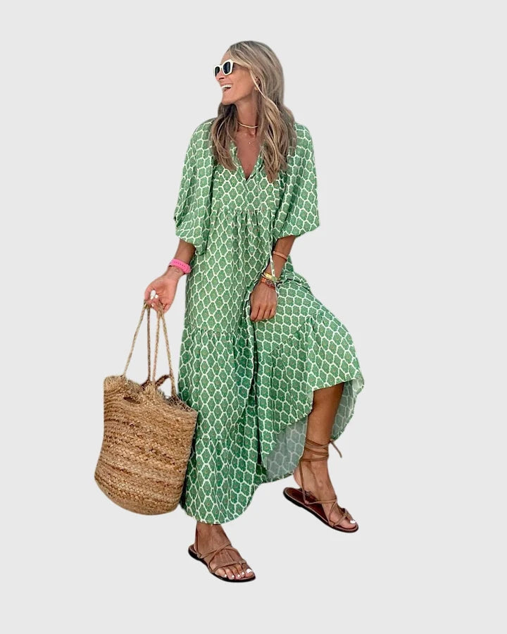 Sarah – Boho-maxikjole