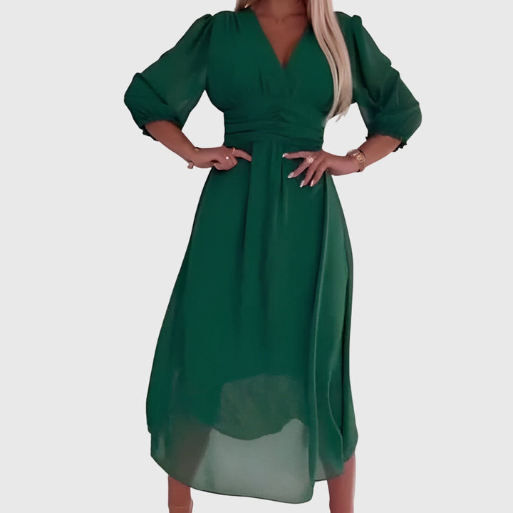 Chloe | Letvægts Silke Chiffon Kjole