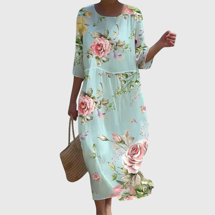 Hayley | Stilfuld Floral Maxi Kjole