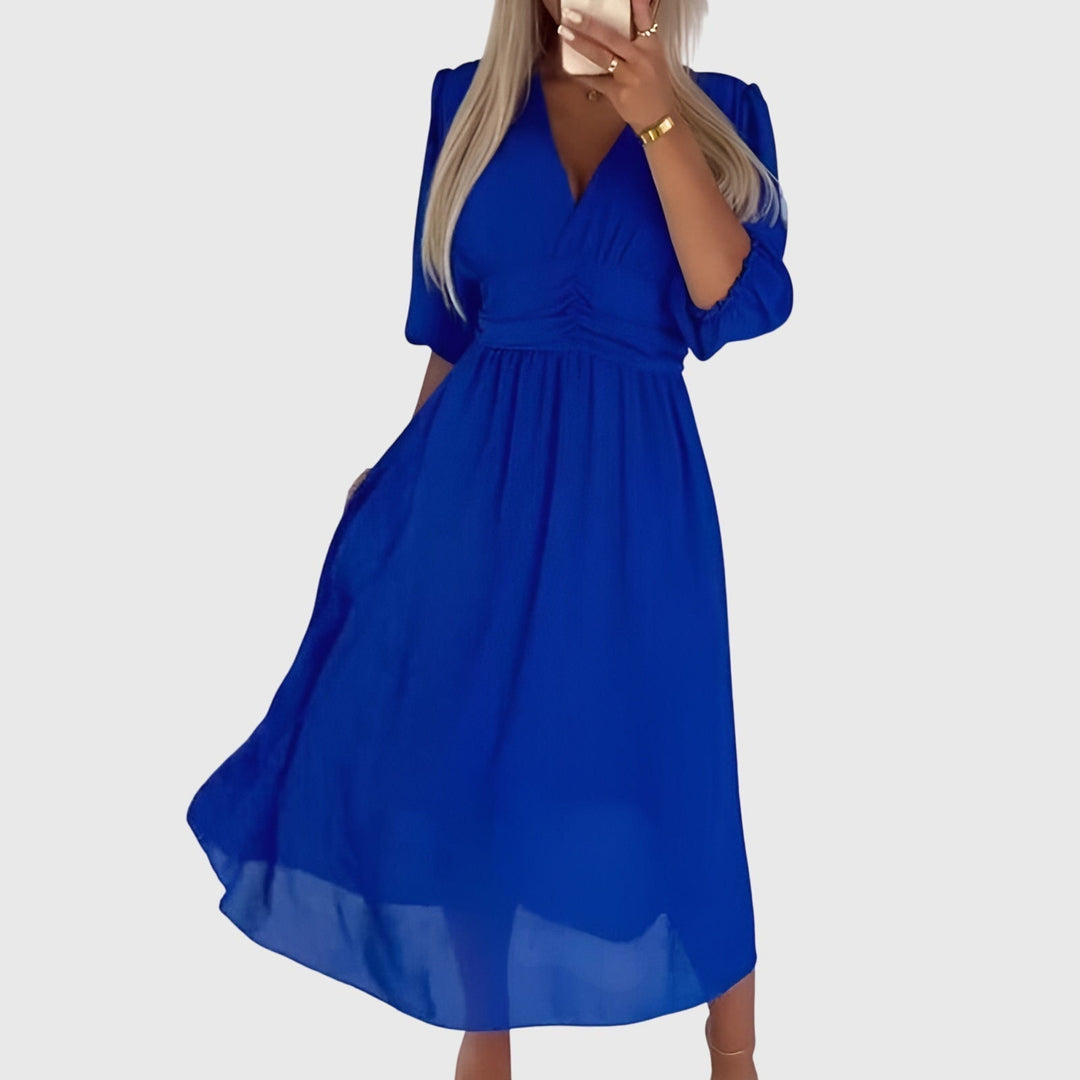 Chloe | Letvægts Silke Chiffon Kjole