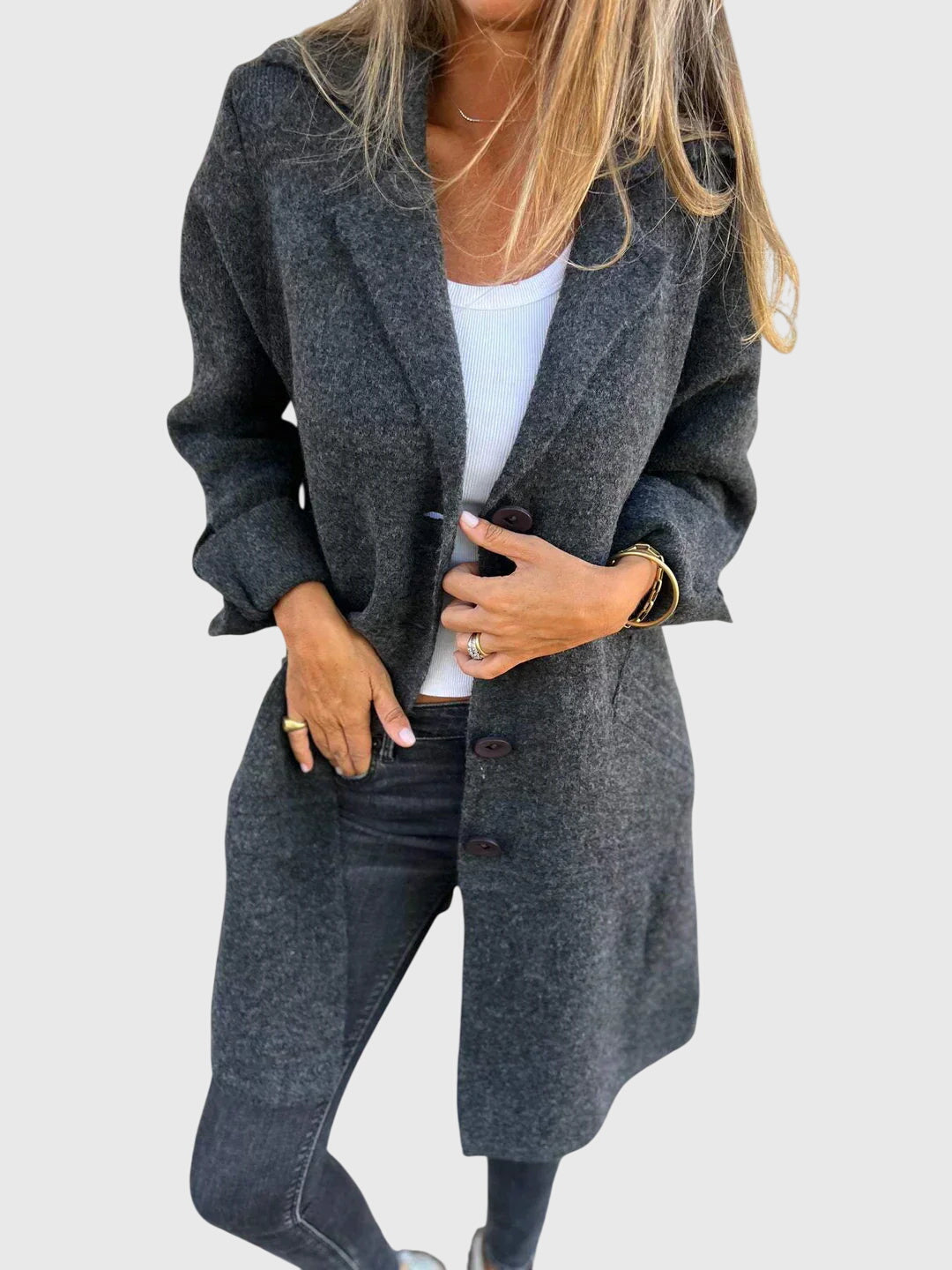 Lisa - Blazer Med Knapper