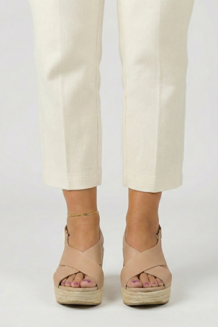 Michelle | Kvinders Wedge Crossover Slingback Sandaler