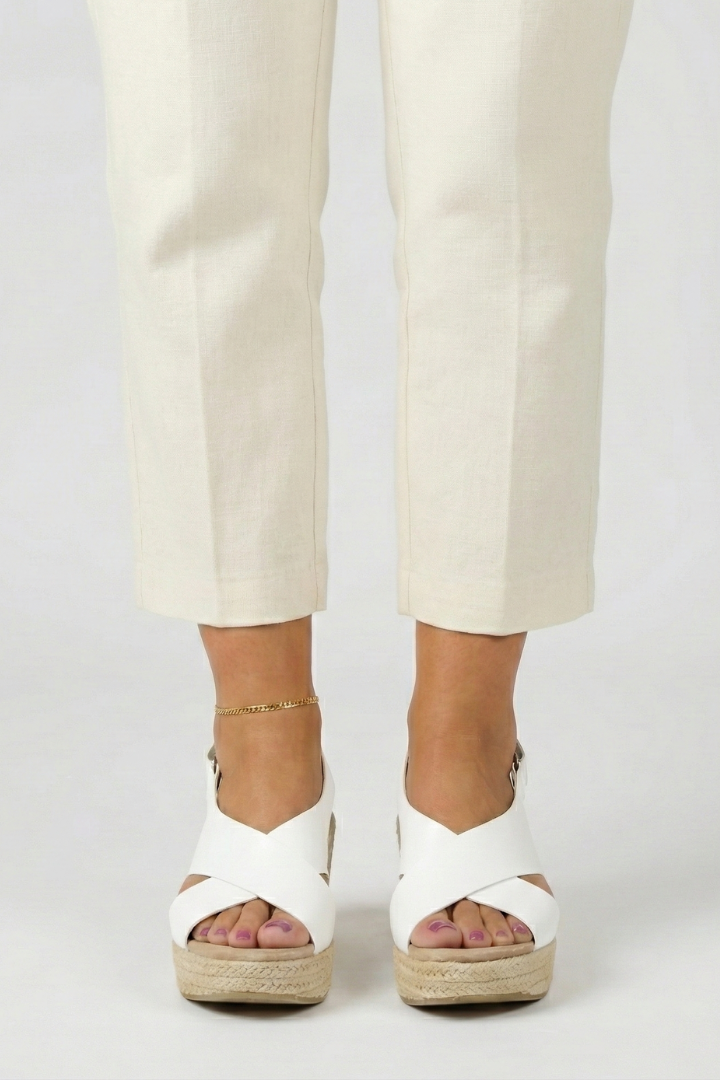 Michelle | Kvinders Wedge Crossover Slingback Sandaler