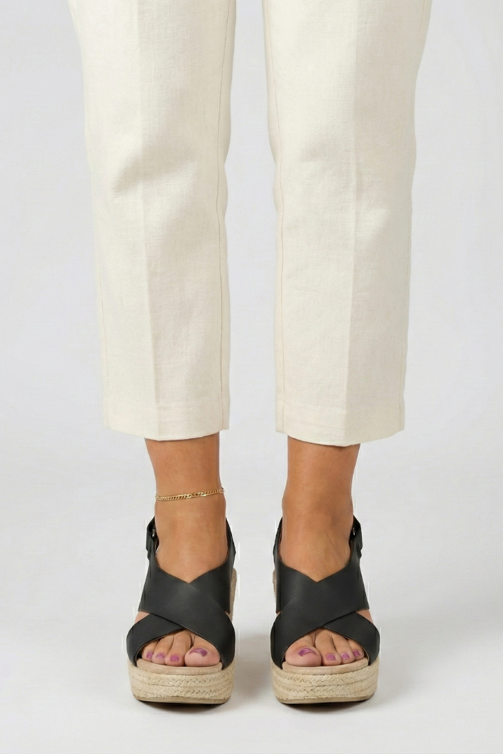 Michelle | Kvinders Wedge Crossover Slingback Sandaler
