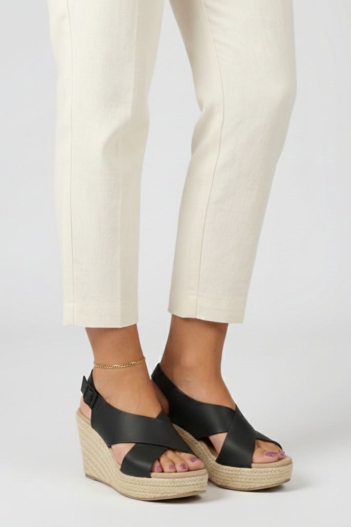 Michelle | Kvinders Wedge Crossover Slingback Sandaler