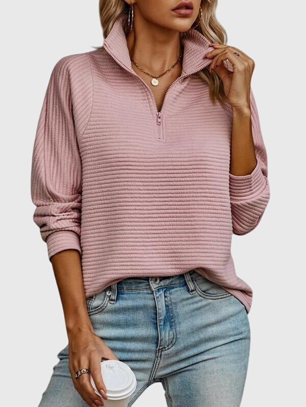 Abigail | Elegant Sweater Med Lynlås