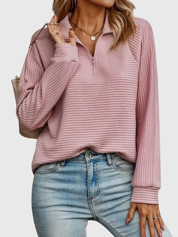 Abigail | Elegant Sweater Med Lynlås