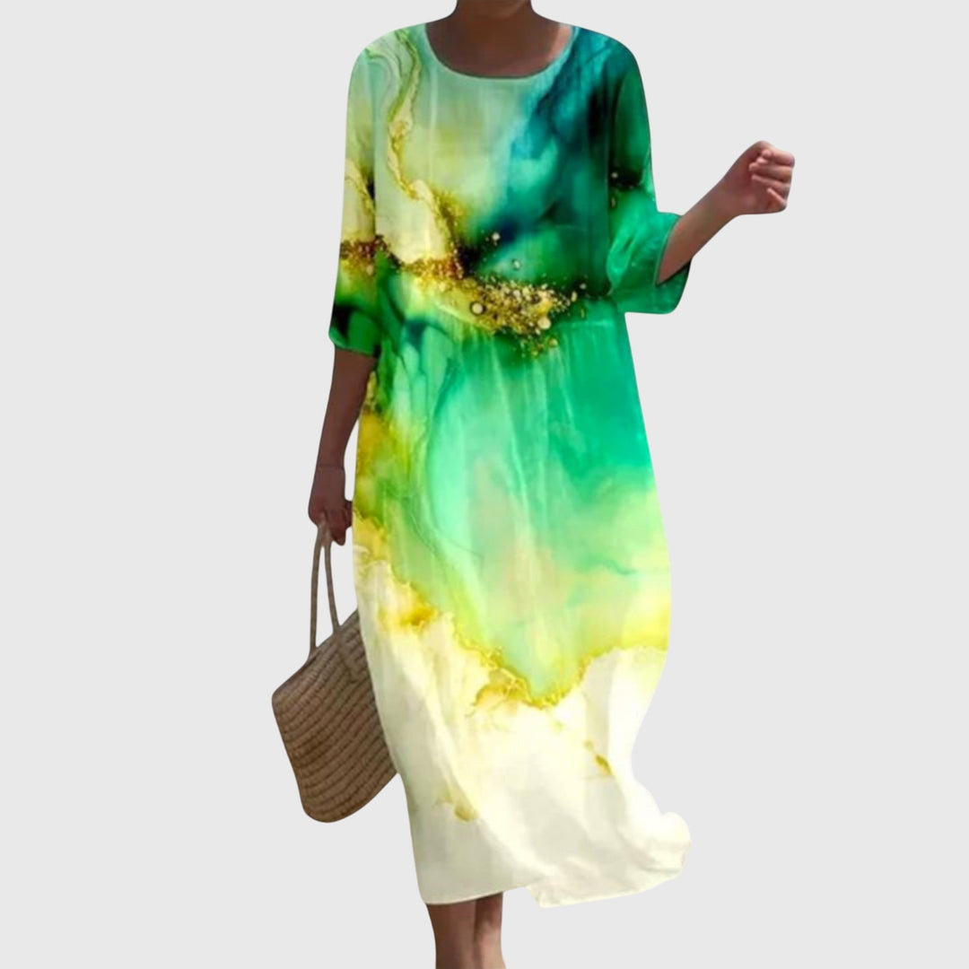 Hayley | Stilfuld Floral Maxi Kjole