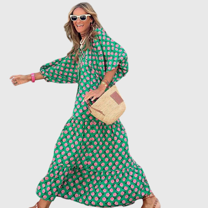 Sarah - Boho Maxi Kjole