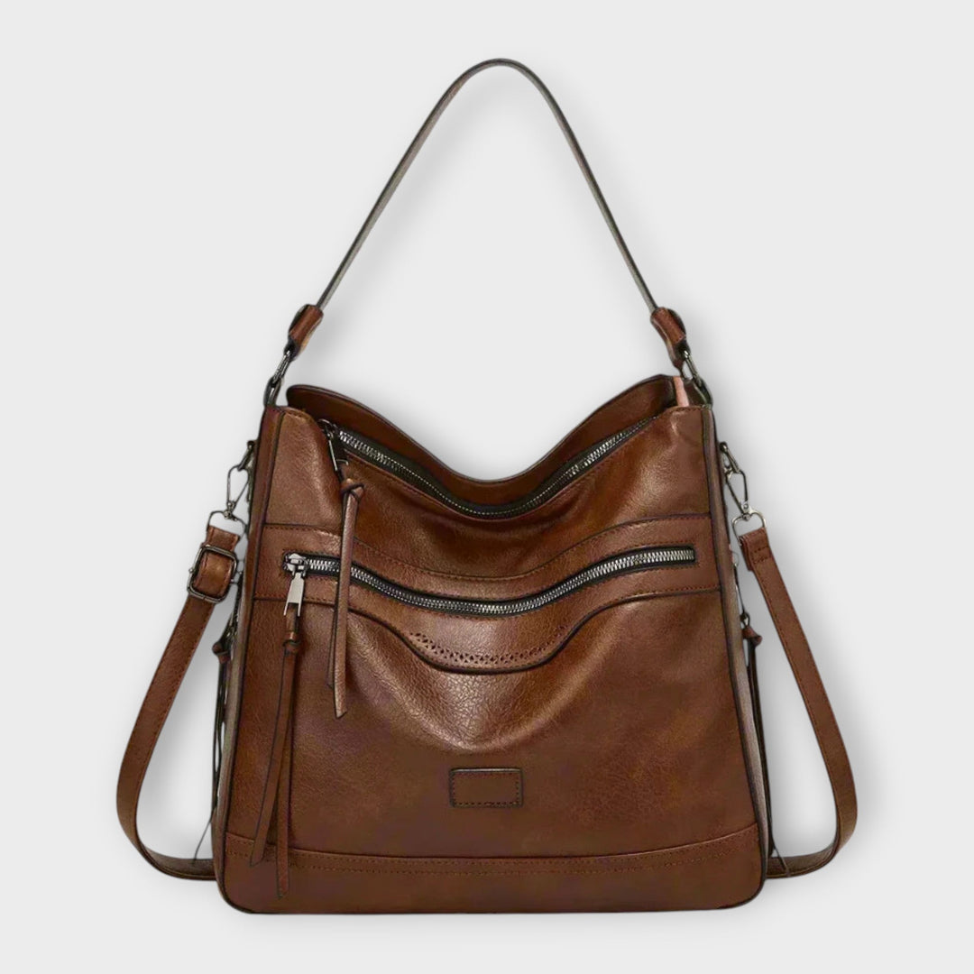Olivia - Klassisk Retro Skuldertaske