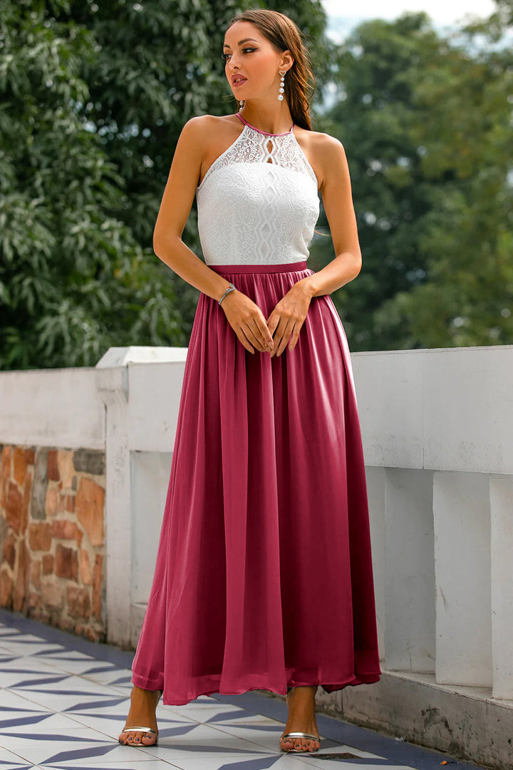 Madison | Kvinders Bryllupsgæst Halter Maxi Kjole