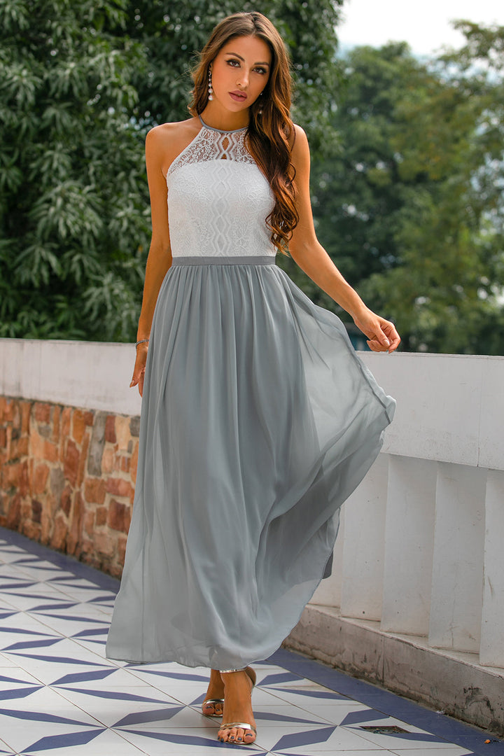 Madison | Kvinders Bryllupsgæst Halter Maxi Kjole
