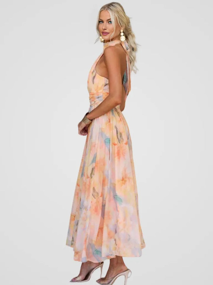 Elviana | Elegant Midi Kjole